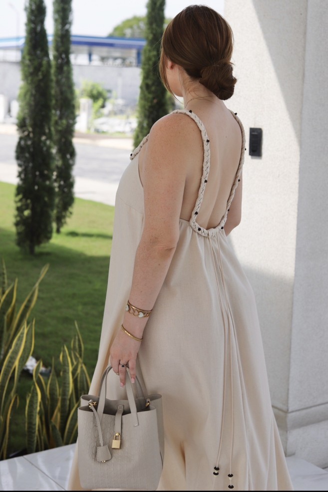 Petra Dress Beige